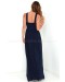 Air Of Romance Navy Blue Maxi Dress